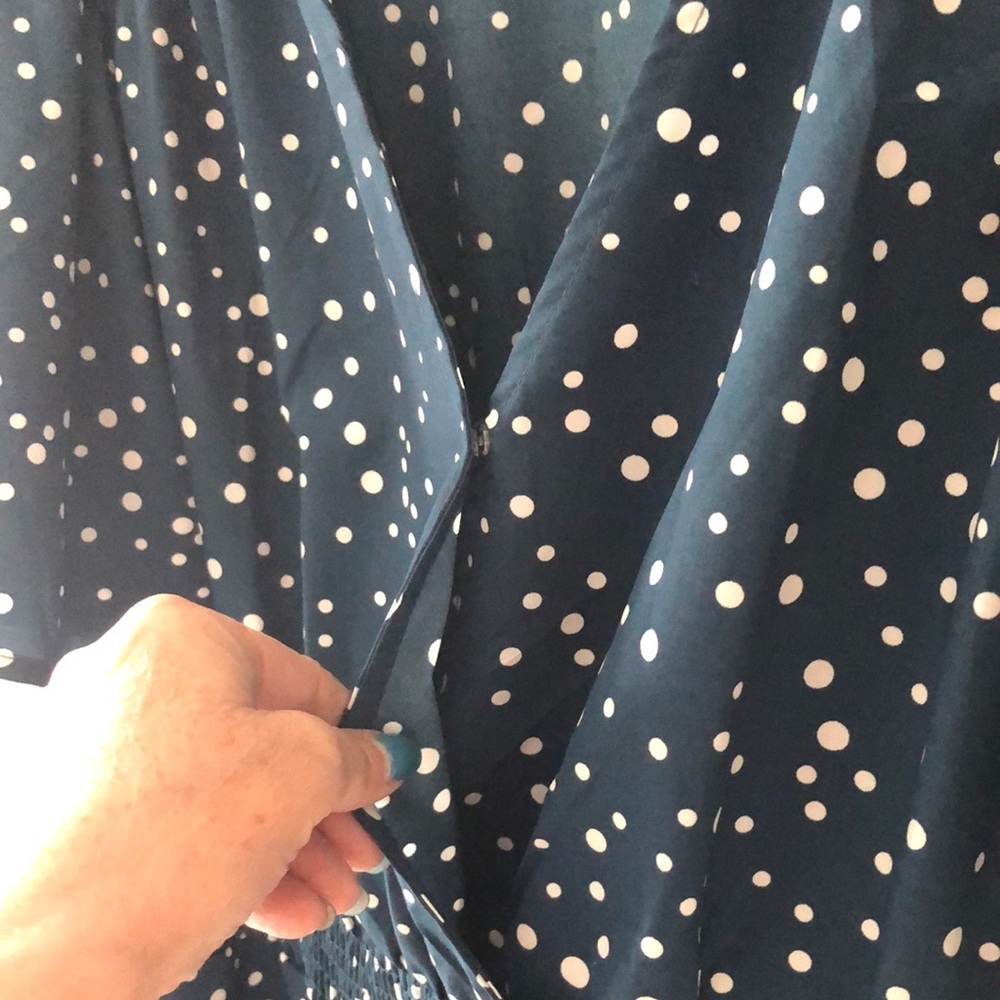 FINAL PRICE! BloomChic Polka Dot Dress with pockets  NWOT - Picture 7 of 11